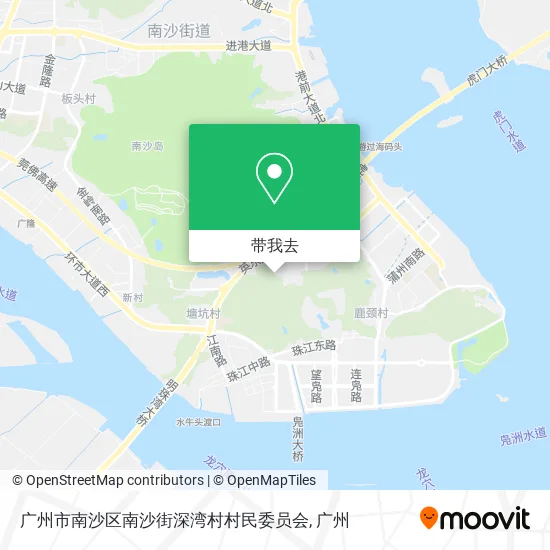 广州市南沙区南沙街深湾村村民委员会地图