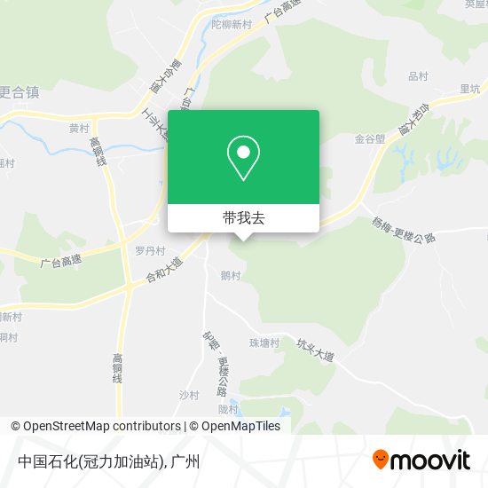 中国石化(冠力加油站)地图