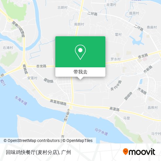 回味鸡快餐厅(麦村分店)地图