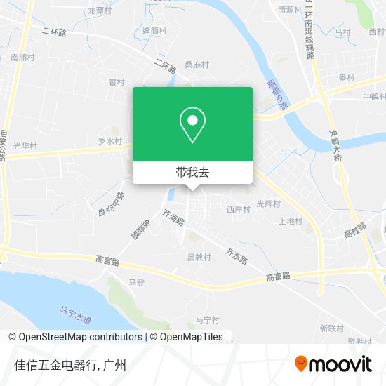 佳信五金电器行地图