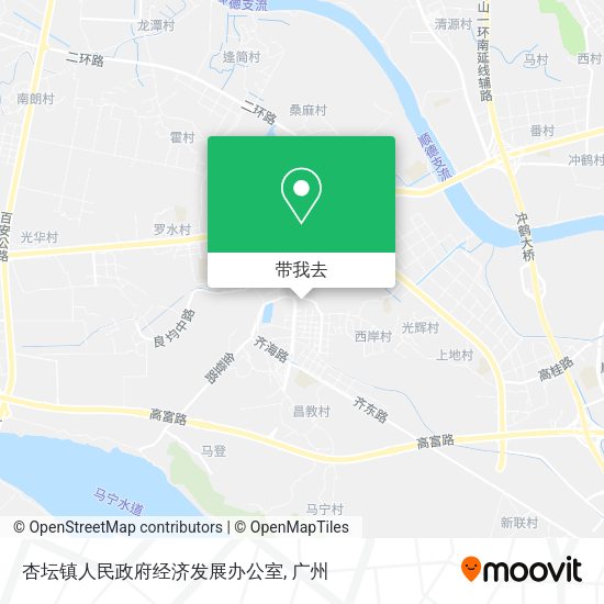 杏坛镇人民政府经济发展办公室地图