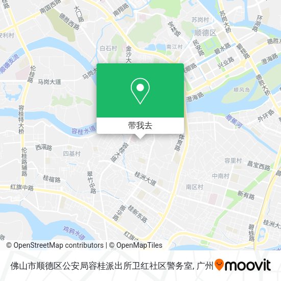 佛山市顺德区公安局容桂派出所卫红社区警务室地图