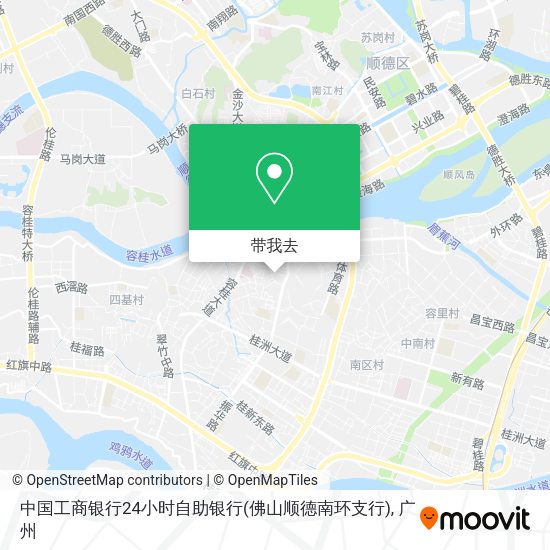 中国工商银行24小时自助银行(佛山顺德南环支行)地图