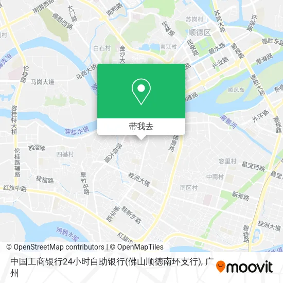 中国工商银行24小时自助银行(佛山顺德南环支行)地图