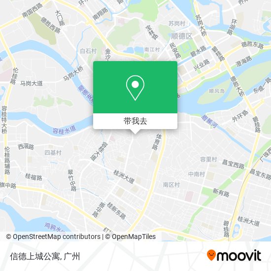 信德上城公寓地图