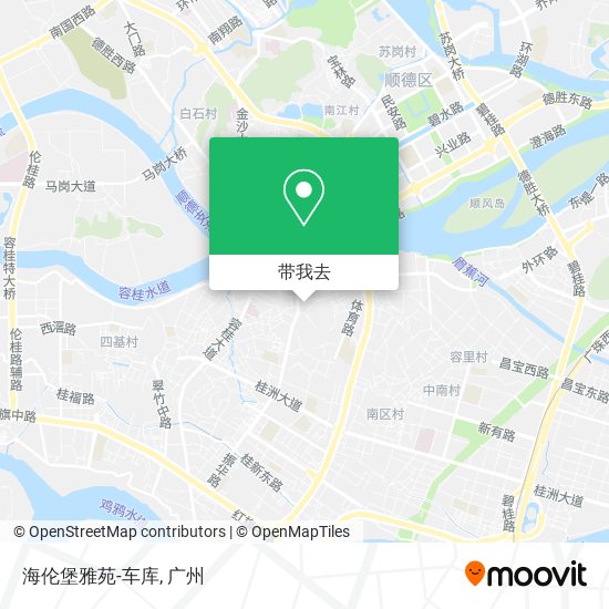 海伦堡雅苑-车库地图
