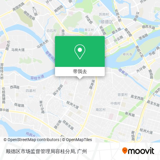 顺德区市场监督管理局容桂分局地图