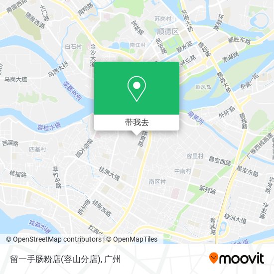 留一手肠粉店(容山分店)地图
