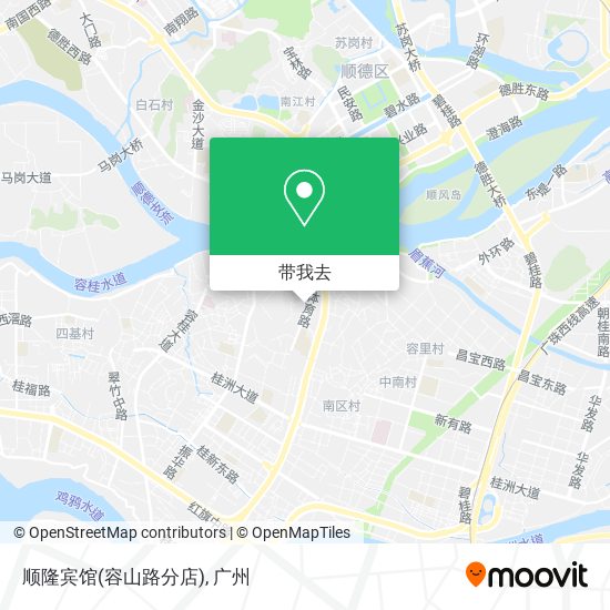 顺隆宾馆(容山路分店)地图