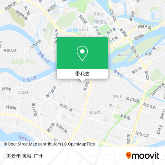 美景电脑城地图