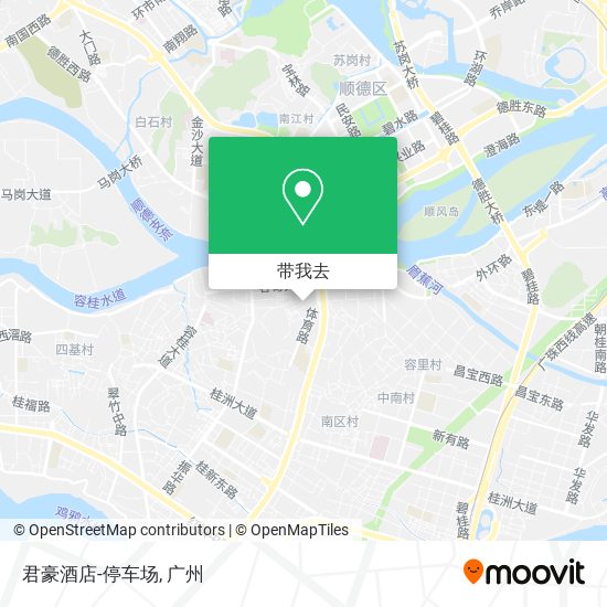 君豪酒店-停车场地图