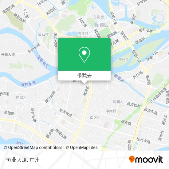 恒业大厦地图