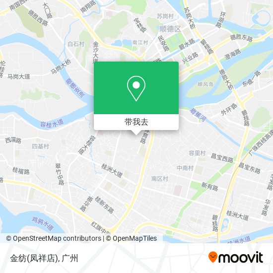 金纺(凤祥店)地图