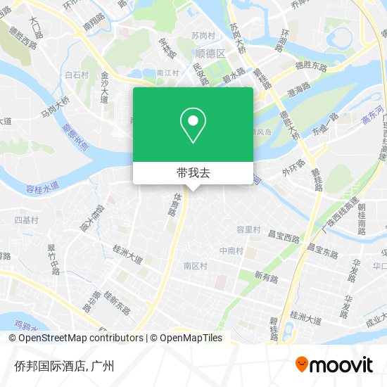 侨邦国际酒店地图