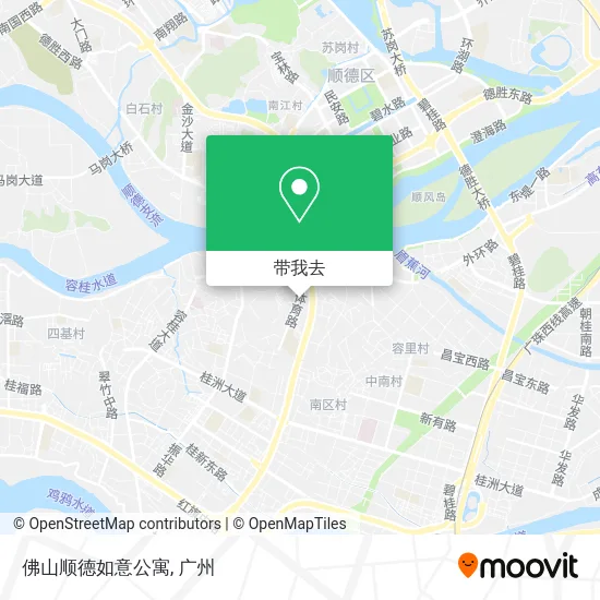 佛山顺德如意公寓地图