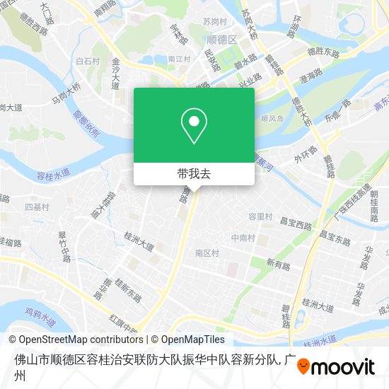 佛山市顺德区容桂治安联防大队振华中队容新分队地图