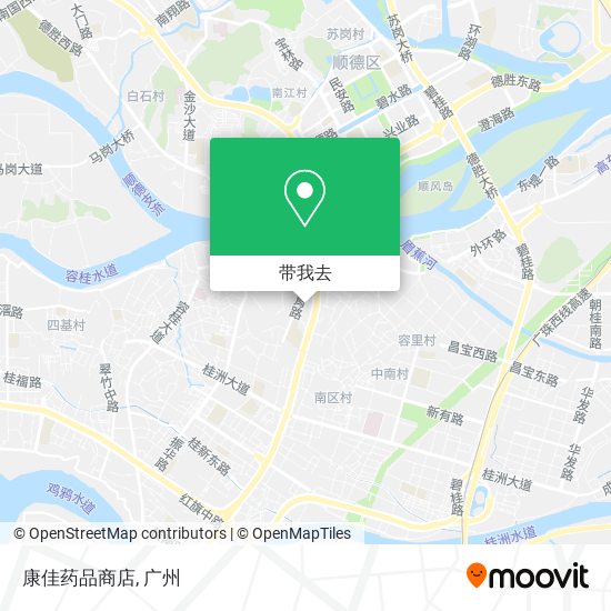 康佳药品商店地图