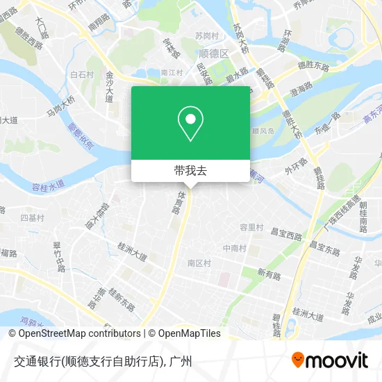 交通银行(顺德支行自助行店)地图
