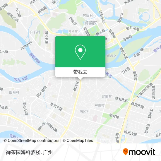 御茶园海鲜酒楼地图