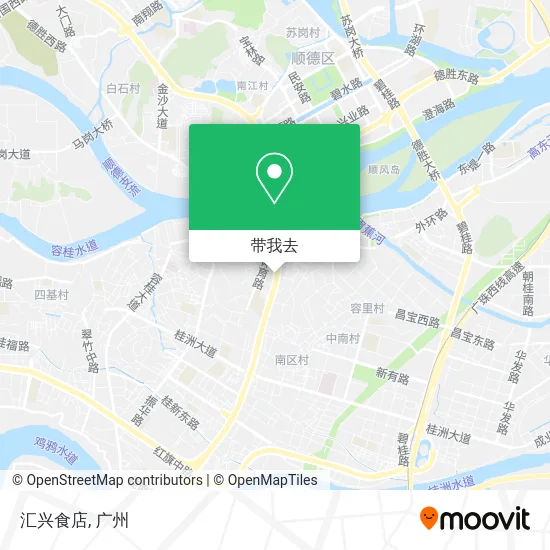 汇兴食店地图
