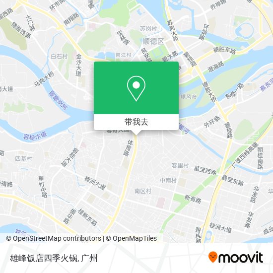 雄峰饭店四季火锅地图