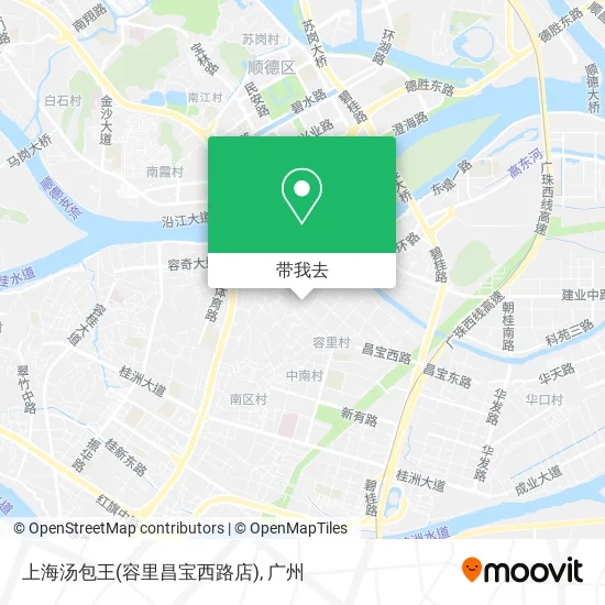 上海汤包王(容里昌宝西路店)地图