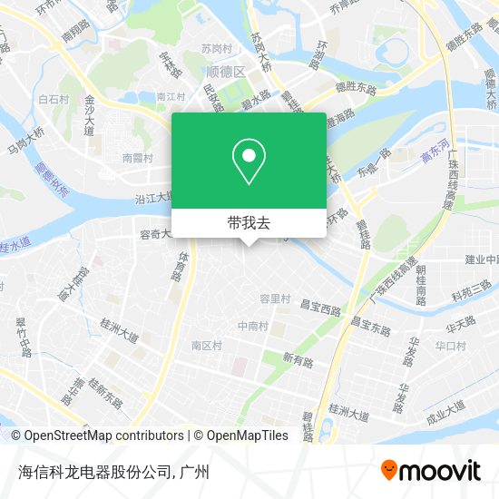 海信科龙电器股份公司地图