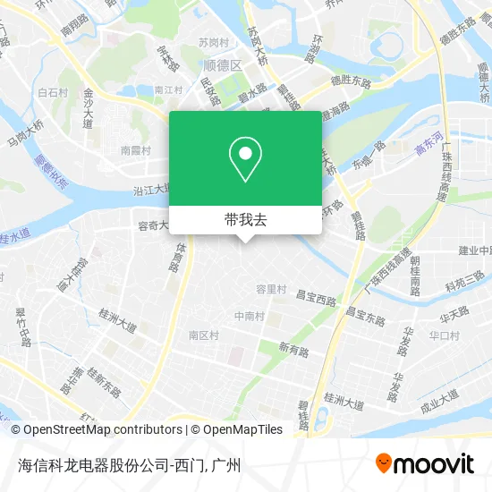 海信科龙电器股份公司-西门地图