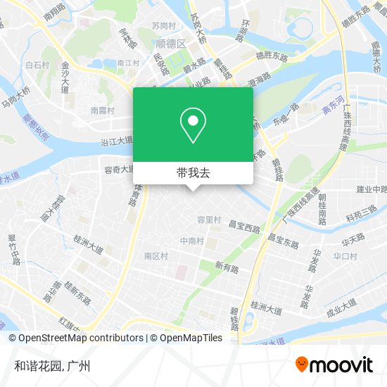 和谐花园地图
