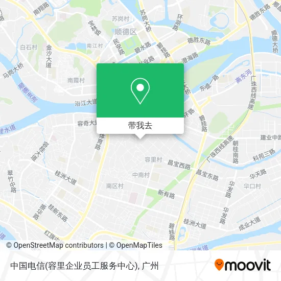 中国电信(容里企业员工服务中心)地图