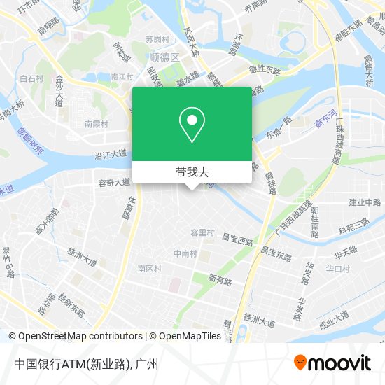 中国银行ATM(新业路)地图