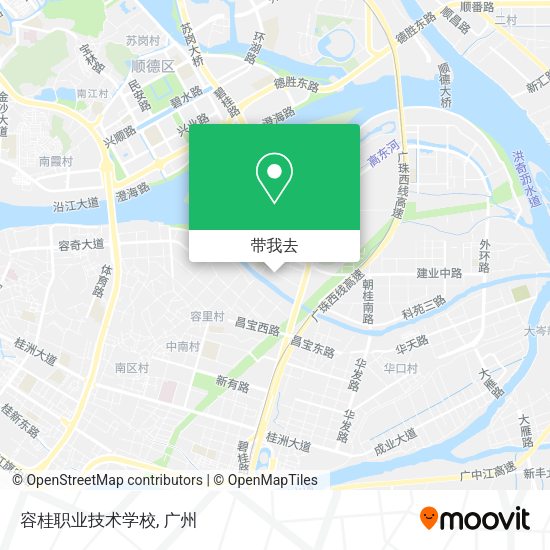 容桂职业技术学校地图