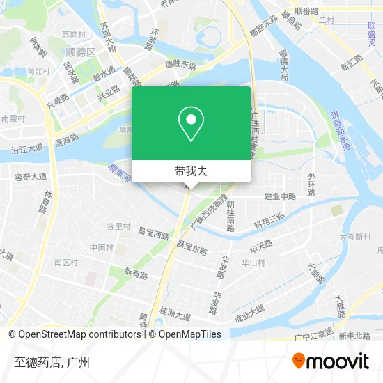 至德药店地图