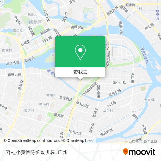 容桂小黄圃陈仰幼儿园地图
