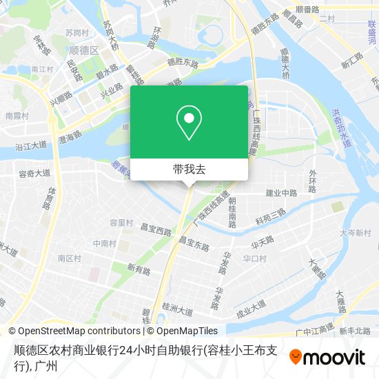 顺德区农村商业银行24小时自助银行(容桂小王布支行)地图