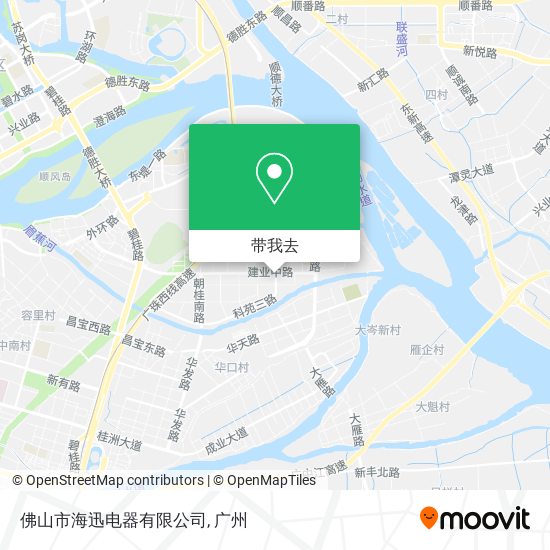 佛山市海迅电器有限公司地图