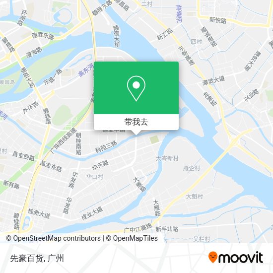 先豪百货地图