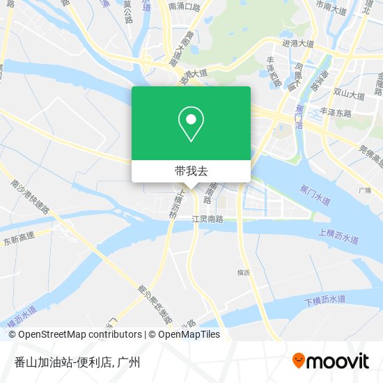 番山加油站-便利店地图