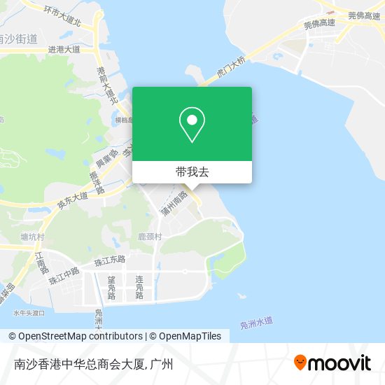 南沙香港中华总商会大厦地图