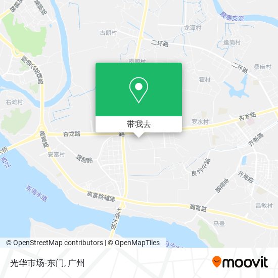 光华市场-东门地图