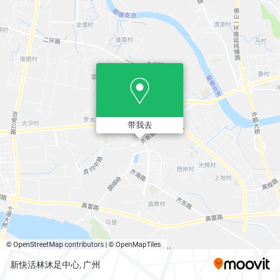 新快活林沐足中心地图