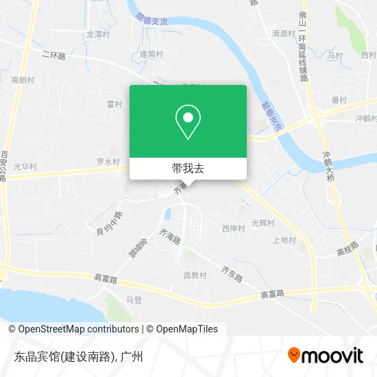 东晶宾馆(建设南路)地图