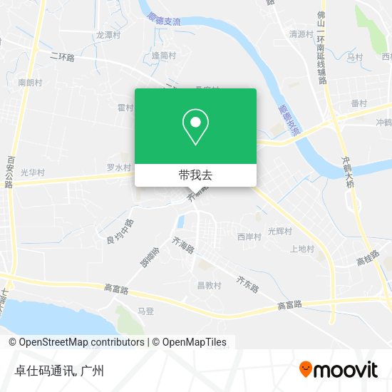 卓仕码通讯地图