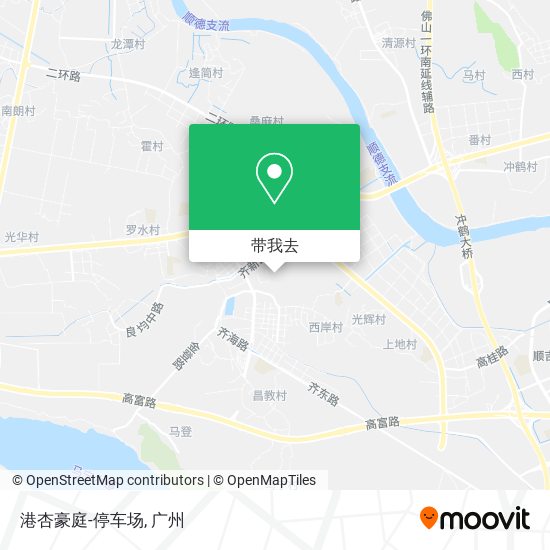 港杏豪庭-停车场地图
