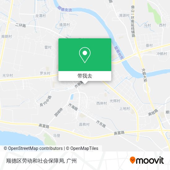 顺德区劳动和社会保障局地图