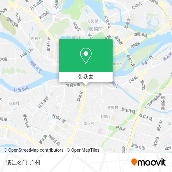 滨江名门地图
