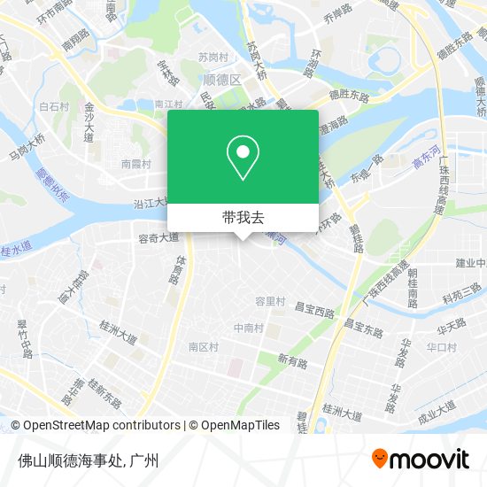 佛山顺德海事处地图