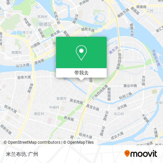 米兰布坊地图