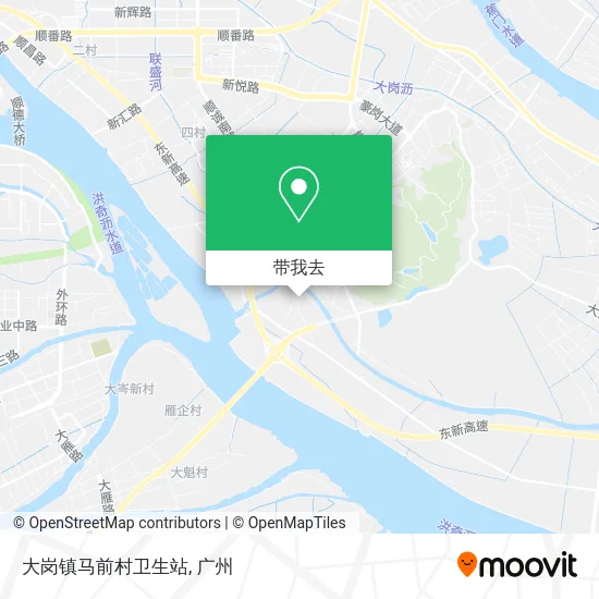 大岗镇马前村卫生站地图