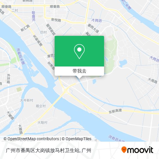 广州市番禺区大岗镇放马村卫生站地图
